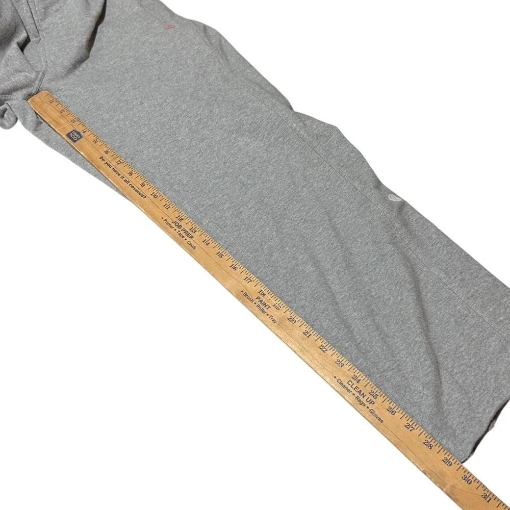 Lululemon City Sweat French Terry Pant Grey Relaxed Straight Leg Men Size M